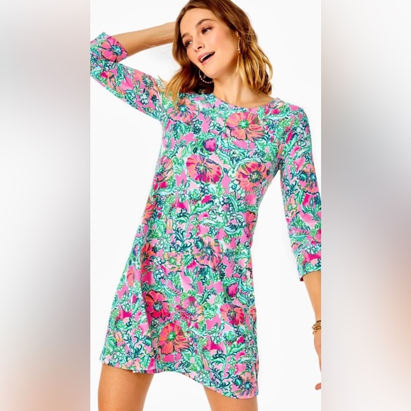 Lilly Pulitzer UPF 50 Solia Chillylilly Dress - Picture 1 of 11